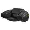 ATV Rear Storage Box and Lounger, 95L ATV Cargo Box with Seat & Backrest, Waterproof LLDPE & Lockable Lounger Storage Box Fit Most ATVs with Rear Rack