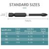 4PCS/SET Strong Magnetic Head Cross High Hardness Flashlight Drill Screw Electric Driver 65 70 90 150