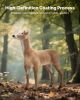Deer Decoy Outdoor Realistic Durable Doe Decoys for Hunting Foldable Legs 1-Pack