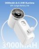 Portable Handheld Mini Fan, 6 Gear Wind, Hand Small Travel Personal Held Fans, Rechargeable Turbo Fan, Gifts for Women Men
