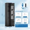 Home Rifle and Pistols Gun Safe with LED Light and Alarm System,Digital Keypad Lock,Quick Access 4-5 Rifle and 2 Pistol