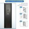 Home Rifle and Pistols Gun Safe with LED Light & Alarm System,Biometric Fingerprint Rifle Safe,Quick Access 1-3 Rifle and 2 Pistol