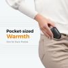 Magnetic Hand Warmers Rechargeable 2 Pack, Electric Handwarmers, Smart Heating, Portable Heater, Ultra Slim Pocket, Hunting Essentials