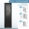 Home Rifle and Pistols Gun Safe with LED Light and Alarm System,Digital Keypad Lock,Quick Access 4-5 Rifle and 2 Pistol