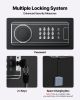 VEVOR 6-8 Gun Safe, Long Gun Cabinet for Rifles and Pistols, Quick Access Fireproof Rifle Safe with 3 Ammo Slots and 2 Adjustable Racks
