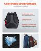 VEVOR 25.2L Welding Backpack 1680D Polyester Welder Backpack for Tool and Helmet