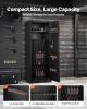 VEVOR 6-8 Gun Safe, Long Gun Cabinet for Rifles and Pistols, Quick Access Fireproof Rifle Safe with 3 Ammo Slots and 2 Adjustable Racks