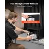 0.6 Cubic Feet Drop Safe, Drop Slot Safe Box with Password and Turn Knob, Heavy Duty Compact Cash Depository Box with a Front Lock Slot for Cash