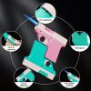 Outdoor creative lighters, portable windproof flashlight lighters, fun lighters, butane gas lighters, adjustable flame lighters, suitable for camping